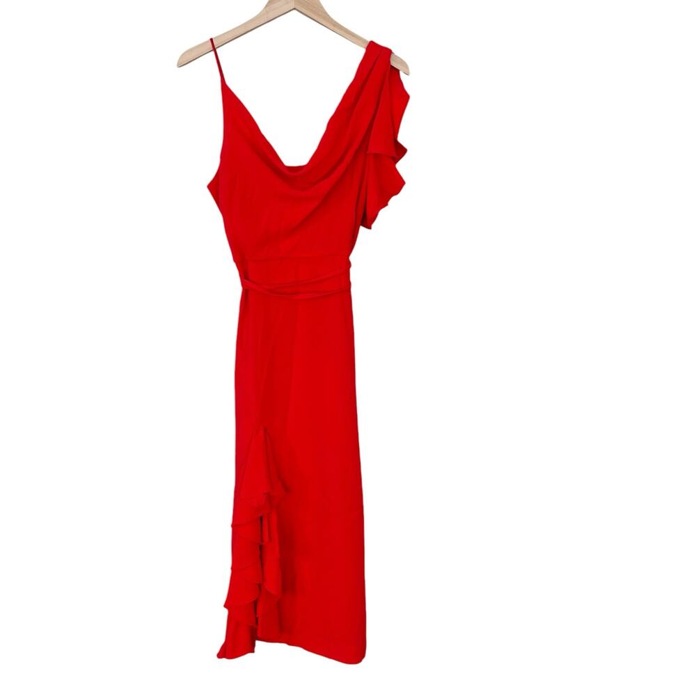 Cinq A Sept Red Chili Pepper Lavonne Dress Sz 6